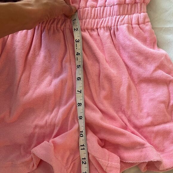 “Barbie” Good American terry pink romper (med) - Picture 5 of 6